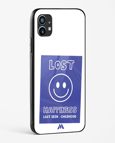 Lost Happiness Glass Case Phone Cover (Nothing)