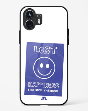 Lost Happiness Glass Case Phone Cover (Nothing)