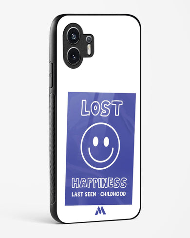 Lost Happiness Glass Case Phone Cover (Nothing)