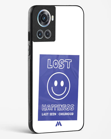 Lost Happiness Glass Case Phone Cover (OnePlus)