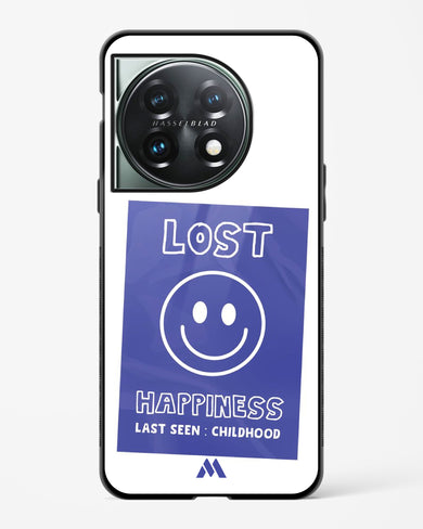 Lost Happiness Glass Case Phone Cover (OnePlus)