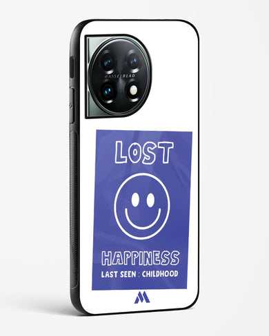 Lost Happiness Glass Case Phone Cover (OnePlus)