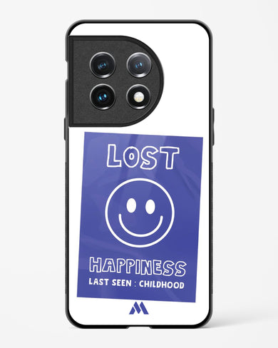 Lost Happiness Glass Case Phone Cover (OnePlus)