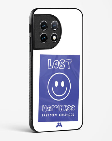 Lost Happiness Glass Case Phone Cover (OnePlus)