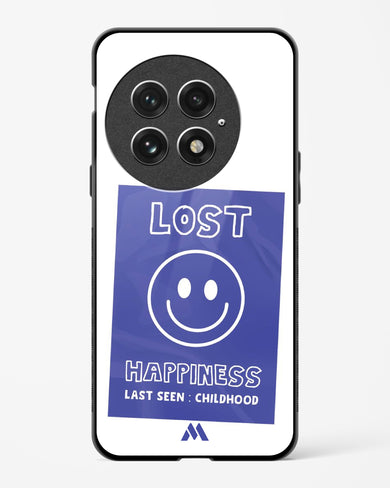 Lost Happiness Glass Case Phone Cover (OnePlus)