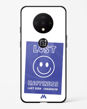 Lost Happiness Glass Case Phone Cover (OnePlus)