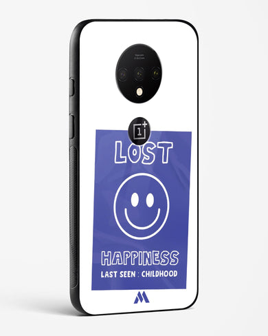 Lost Happiness Glass Case Phone Cover (OnePlus)