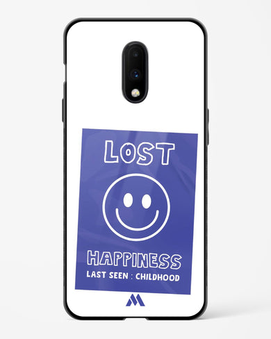 Lost Happiness Glass Case Phone Cover (OnePlus)