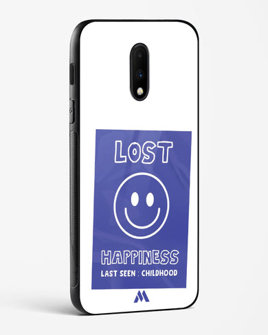 Lost Happiness Glass Case Phone Cover (OnePlus)