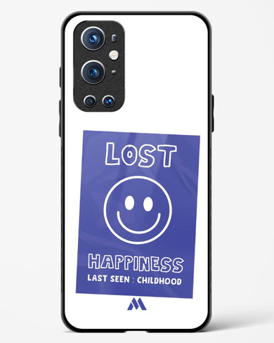 Lost Happiness Glass Case Phone Cover (OnePlus)