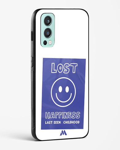 Lost Happiness Glass Case Phone Cover (OnePlus)