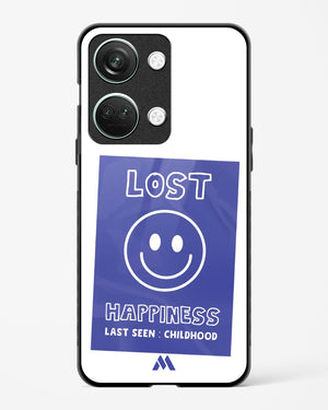 Lost Happiness Glass Case Phone Cover (OnePlus)