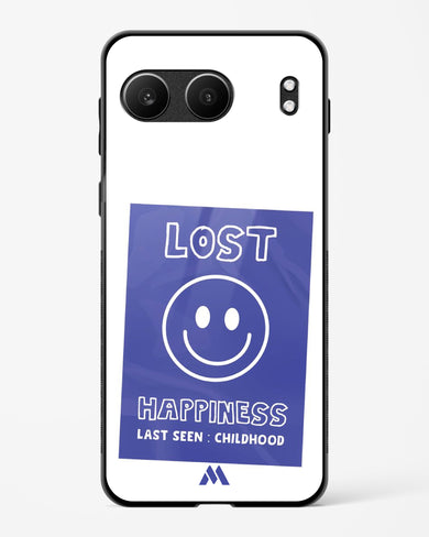 Lost Happiness Glass Case Phone Cover (OnePlus)