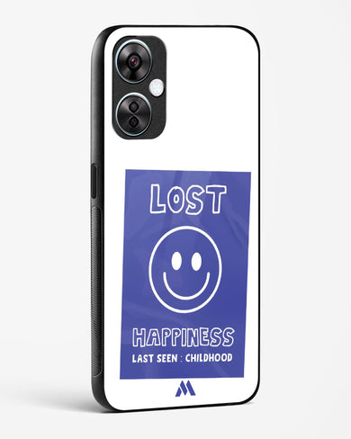 Lost Happiness Glass Case Phone Cover (OnePlus)