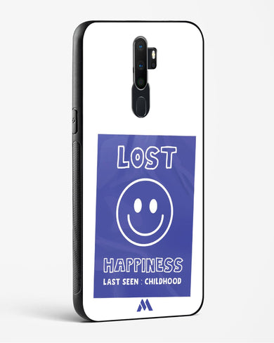 Lost Happiness Glass Case Phone Cover (Oppo)