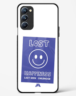 Lost Happiness Glass Case Phone Cover (Oppo)