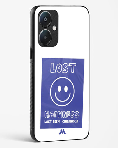 Lost Happiness Glass Case Phone Cover (Oppo)