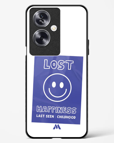 Lost Happiness Glass Case Phone Cover (Oppo)