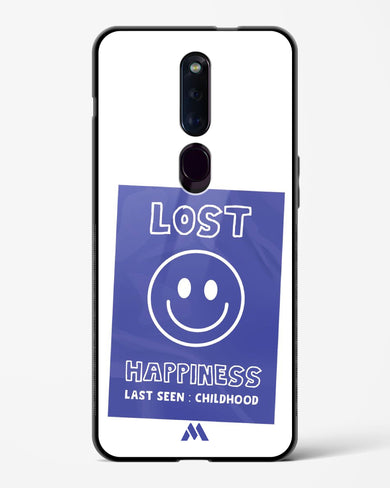 Lost Happiness Glass Case Phone Cover (Oppo)