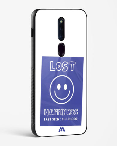 Lost Happiness Glass Case Phone Cover (Oppo)