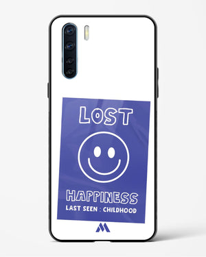 Lost Happiness Glass Case Phone Cover (Oppo)