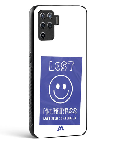 Lost Happiness Glass Case Phone Cover (Oppo)