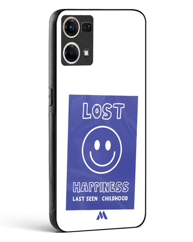 Lost Happiness Glass Case Phone Cover (Oppo)