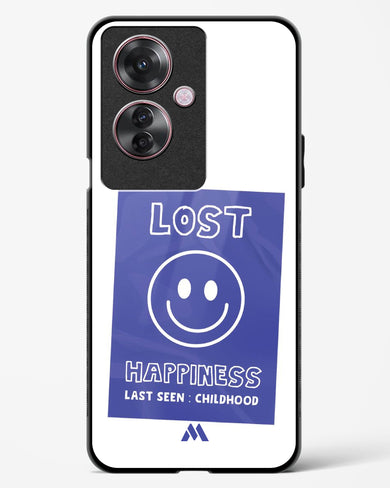 Lost Happiness Glass Case Phone Cover (Oppo)