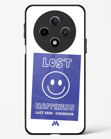 Lost Happiness Glass Case Phone Cover (Oppo)