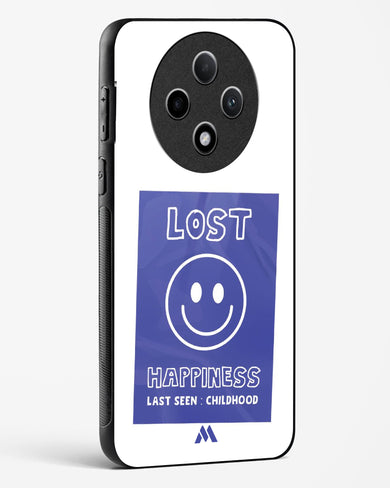 Lost Happiness Glass Case Phone Cover (Oppo)