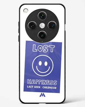 Lost Happiness Glass Case Phone Cover (Oppo)