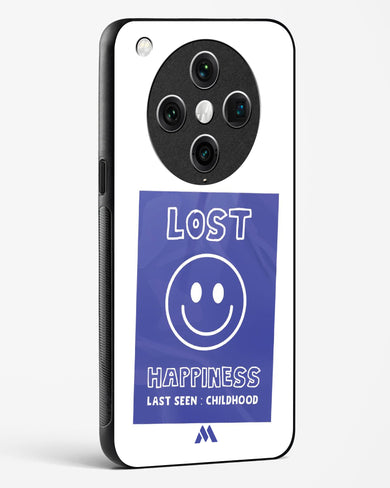 Lost Happiness Glass Case Phone Cover (Oppo)