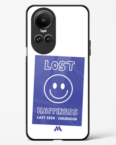 Lost Happiness Glass Case Phone Cover (Oppo)