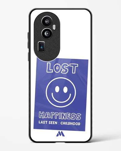 Lost Happiness Glass Case Phone Cover (Oppo)