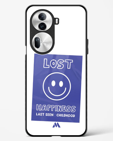 Lost Happiness Glass Case Phone Cover (Oppo)