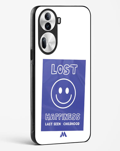 Lost Happiness Glass Case Phone Cover (Oppo)