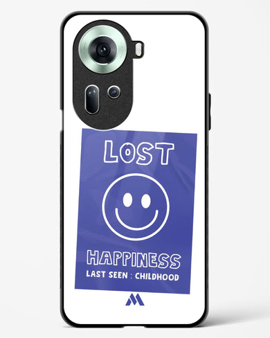 Lost Happiness Glass Case Phone Cover (Oppo)