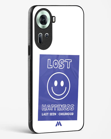 Lost Happiness Glass Case Phone Cover (Oppo)