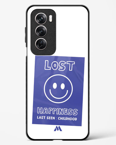 Lost Happiness Glass Case Phone Cover (Oppo)