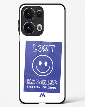 Lost Happiness Glass Case Phone Cover (Oppo)