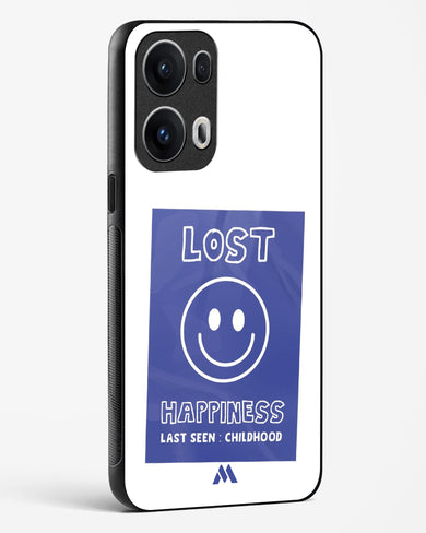 Lost Happiness Glass Case Phone Cover (Oppo)