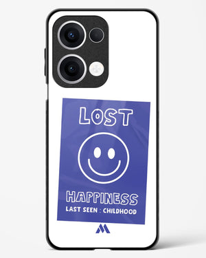 Lost Happiness Glass Case Phone Cover (Oppo)