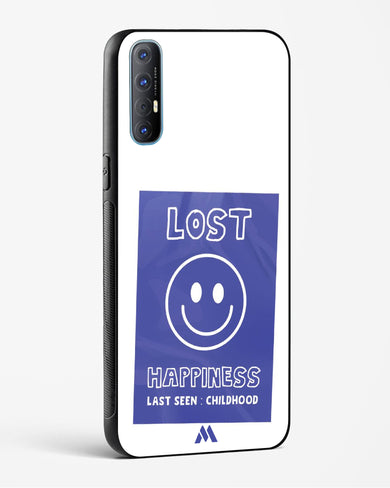 Lost Happiness Glass Case Phone Cover (Oppo)