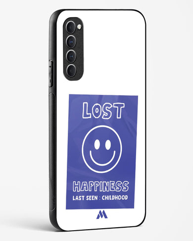 Lost Happiness Glass Case Phone Cover (Oppo)