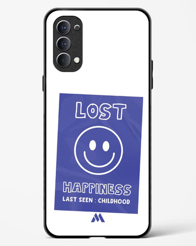 Lost Happiness Glass Case Phone Cover (Oppo)