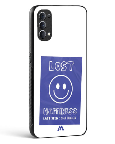 Lost Happiness Glass Case Phone Cover (Oppo)