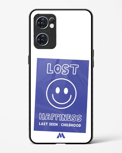 Lost Happiness Glass Case Phone Cover (Oppo)