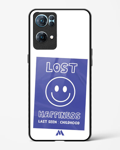 Lost Happiness Glass Case Phone Cover (Oppo)