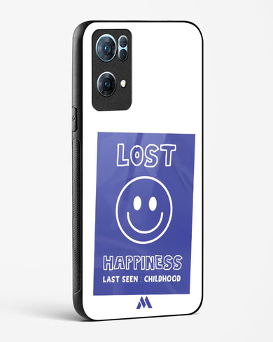 Lost Happiness Glass Case Phone Cover (Oppo)