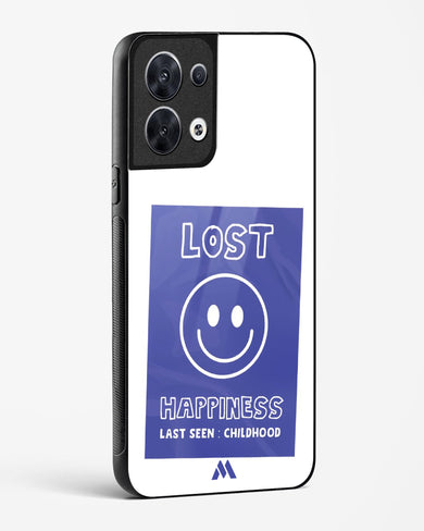 Lost Happiness Glass Case Phone Cover (Oppo)